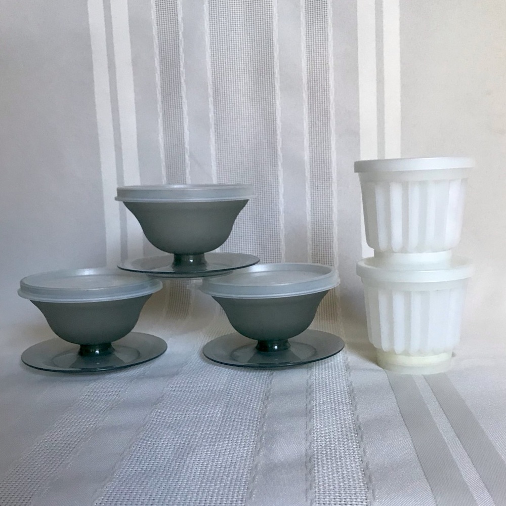Tupperware Pudding Cups Jel-ette set